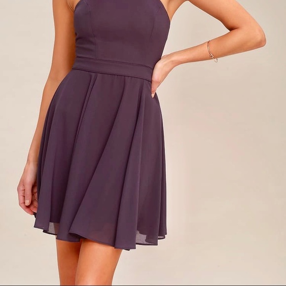 Lulu’s “Perfect Dance” Mini Halter Skater Dress - Picture 6 of 16
